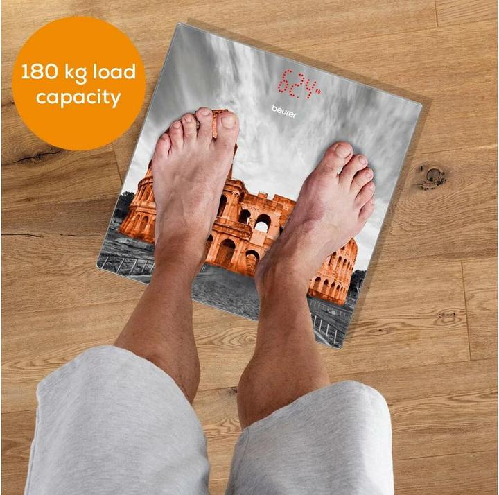Actual product image Beurer Glass scale GS 215 Rome (180 kg)