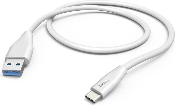 Image du produit Hama Câble USB, USB-A - USB-C, 1,5 m, blanc (1.50 m, USB 2.0)