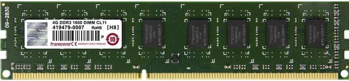 Actual product image Transcend DDR3 PC 1600 CL11 JetRam, JM1600KLU-2G (1 x 2GB, 1600 MHz, DDR3-RAM, DIMM)
