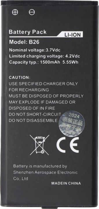 Immagine prodotto AccuCell Batteria Caterpillar CAT B26 per smartphone da esterni