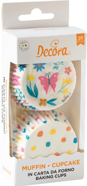 Produktbild Decora Caissettes à Cupcakes - Papillons (36 pcs) (5 cm)