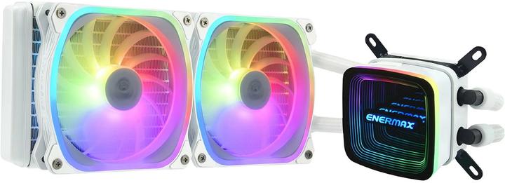 Enermax AQUAFUSION ADV ARGB Snow White 240 AIO CPU Water Cooling Intel LGA1700 AM5 Ready,250W+ TDP