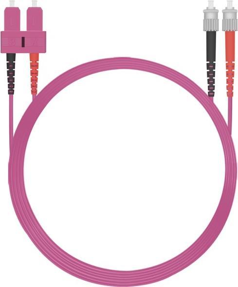 Produktbild Helos Patch-Kabel ST multi-mode (M) bis SC multi-mode (M) (CAT7, 5 m)