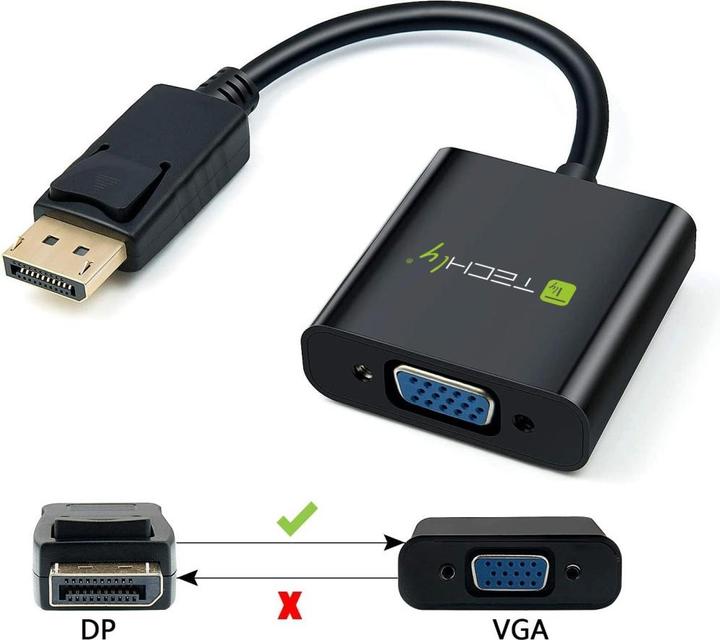 Produktbild Techly DisplayPort zu (VGA, 15 cm)
