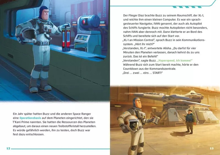 Actual product image Buzz Lightyear: Book for the movie (German, 2022)