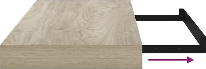 Actual product image vidaXL Wandregal (23 x 23 x 3.80 cm)