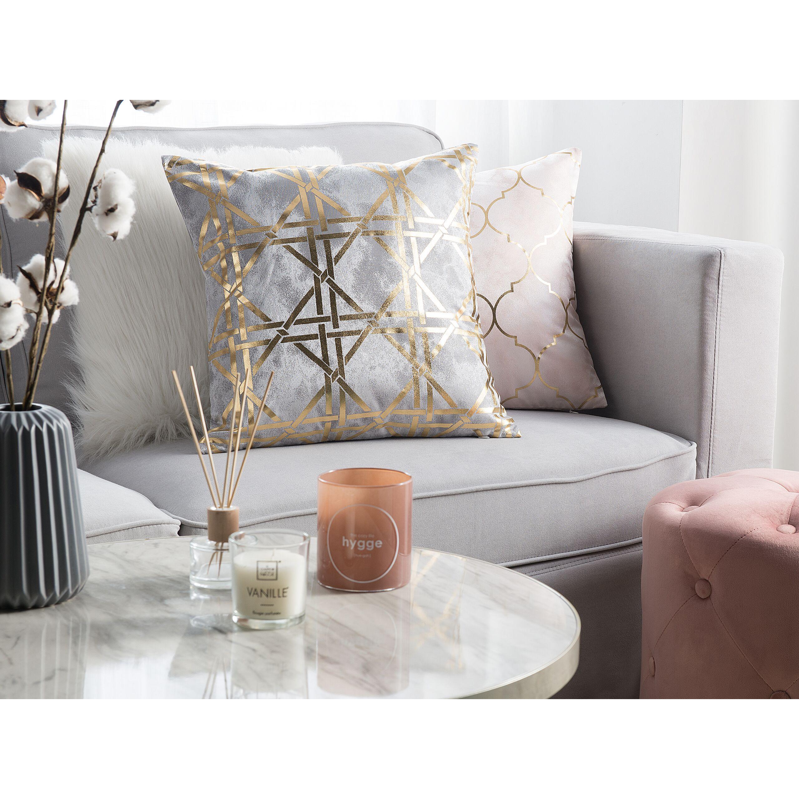 Thumbnail - Beliani, Dekokissen, Cassia (45 x 45 cm)