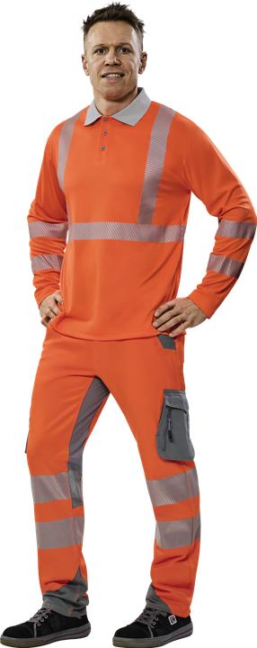 Actual product image Planam Norit Warnschutz Polo 1/1 Gr. S (S)