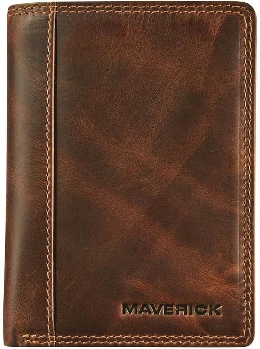 Actual product image Maverick Wallet Original Compact 9 x 12.3 cm, Brown