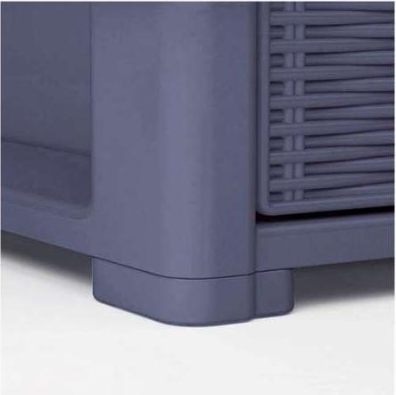 Produktbild Kerbl Stefanplast Kommode mit 4 Schubladen Slim Elegance Blau