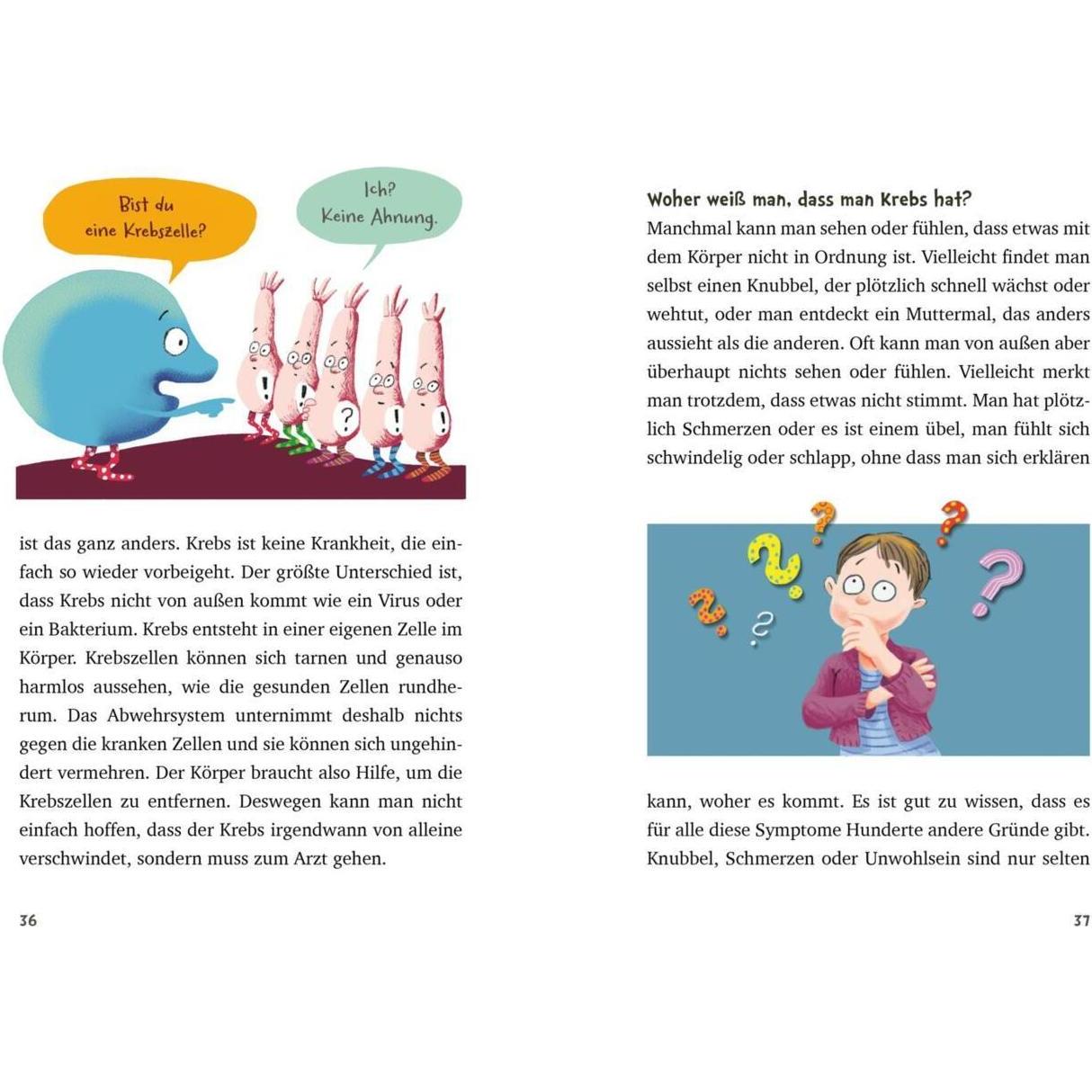 Thumbnail - Wie ist das mit dem Krebs?, Kinderbücher von Dagmar Geisler, Sarah Roxana Herlofsen