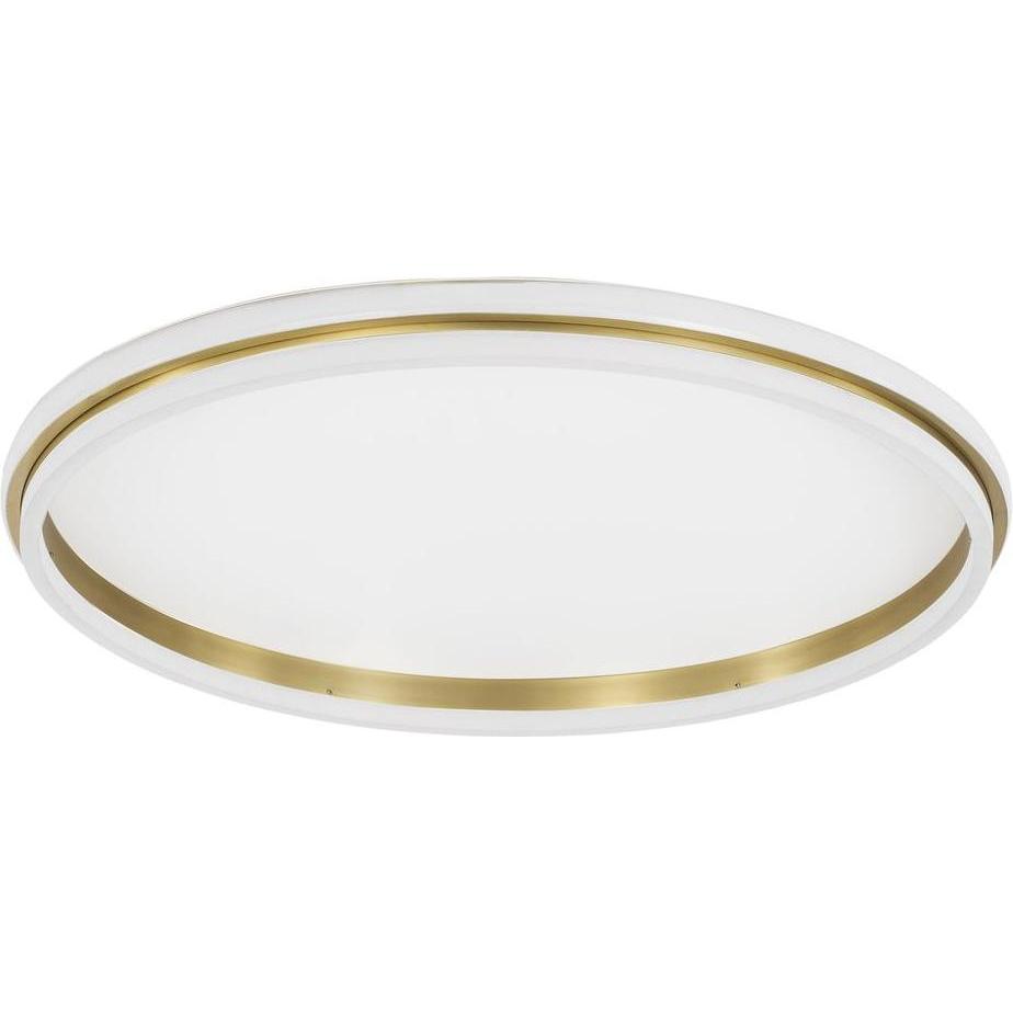 Nova Luce, Wandleuchte + Deckenleuchte, WILLOW LED Deckenleuchte Gold 52W Warmweiss 6x60cm 9212914