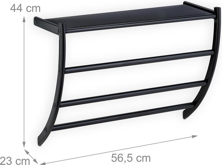 Image du produit Relaxdays Porte-serviettes mural