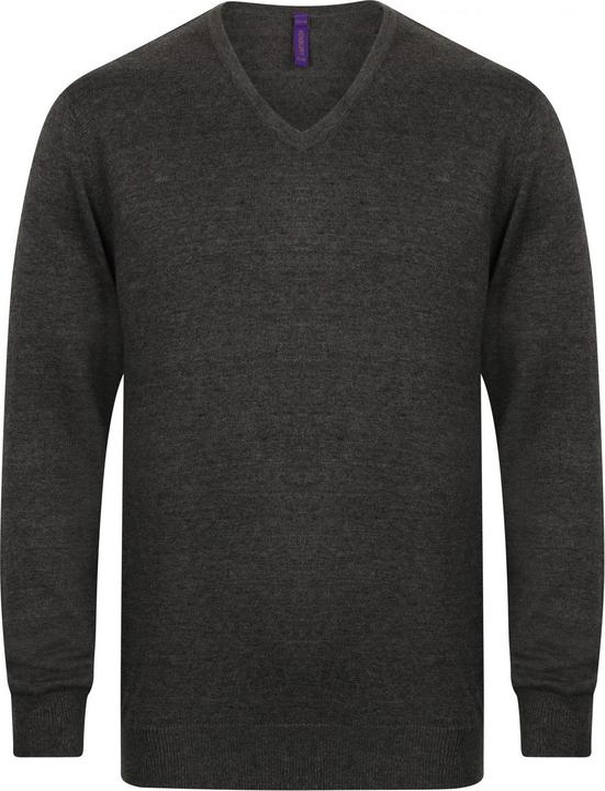 Produktbild Henbury Leichter Pullover mit VAusschnitt (M)