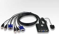 Image du produit Aten CS22U, commutateur KVM à 2 ports, USB, VGA