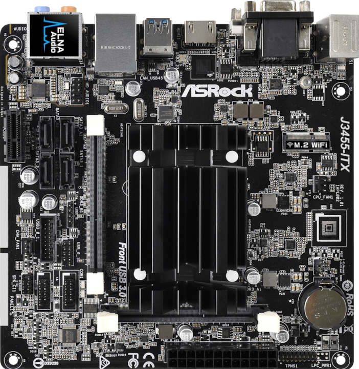 Produktbild AsRock J3455-ITX (Onboard, Intel SoC, Mini-ITX)
