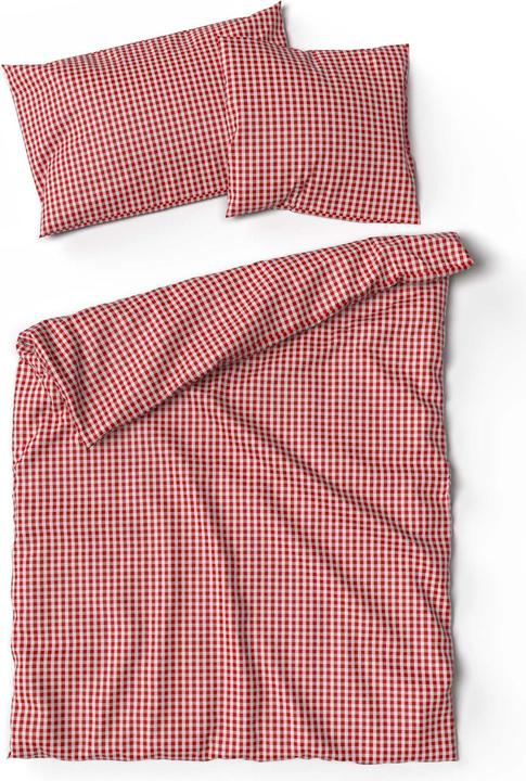 Immagine prodotto Lotus Bettwaren Lotus Biancheria da letto Renforcé Kölsch rosso (Copripiumino, 240 x 240 cm)