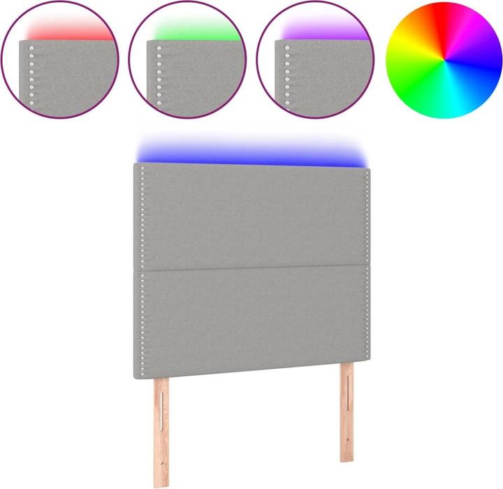 Actual product image vidaXL LED Kopfteil (100 x 5 x 128 cm)