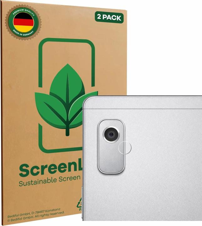 Produktbild ScreenLeaf Schutzfolie für Lenovo Tab M9 (NUR Kameraschutz) nachhaltiger Displayschutz Display Schutz Folie (2 Stk., Lenovo Tab M9)