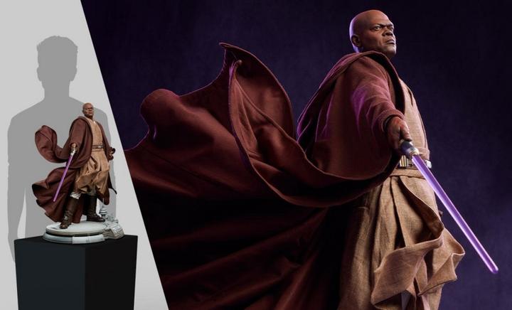 Actual product image Sideshow Star Wars Episode III statuette Premium Format Mace Windu 53 cm