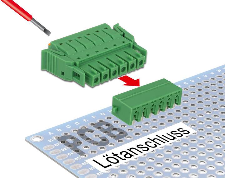 Image du produit Delock Bloc terminal Grille horizontale