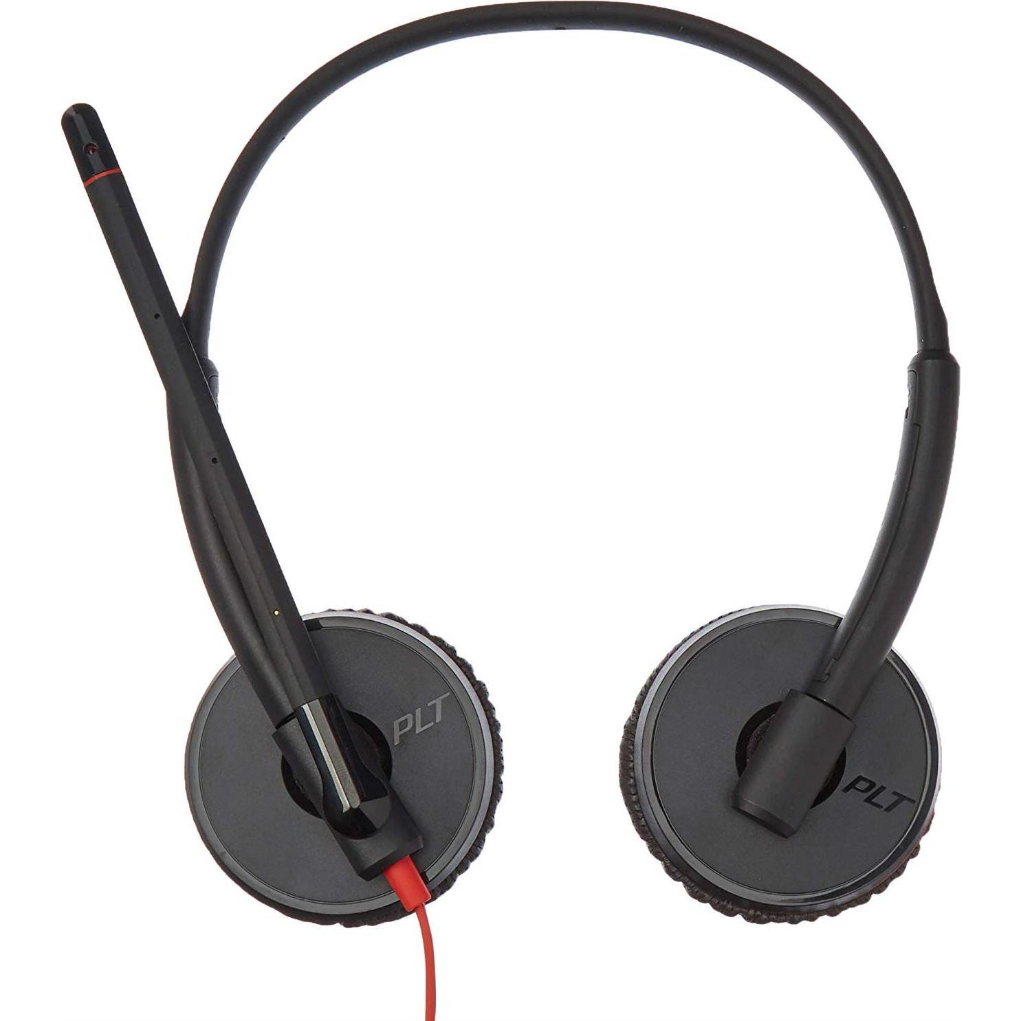 Poly Blackwire C3225 (Kabelgebunden, USB-A), Office Headset, Schwarz