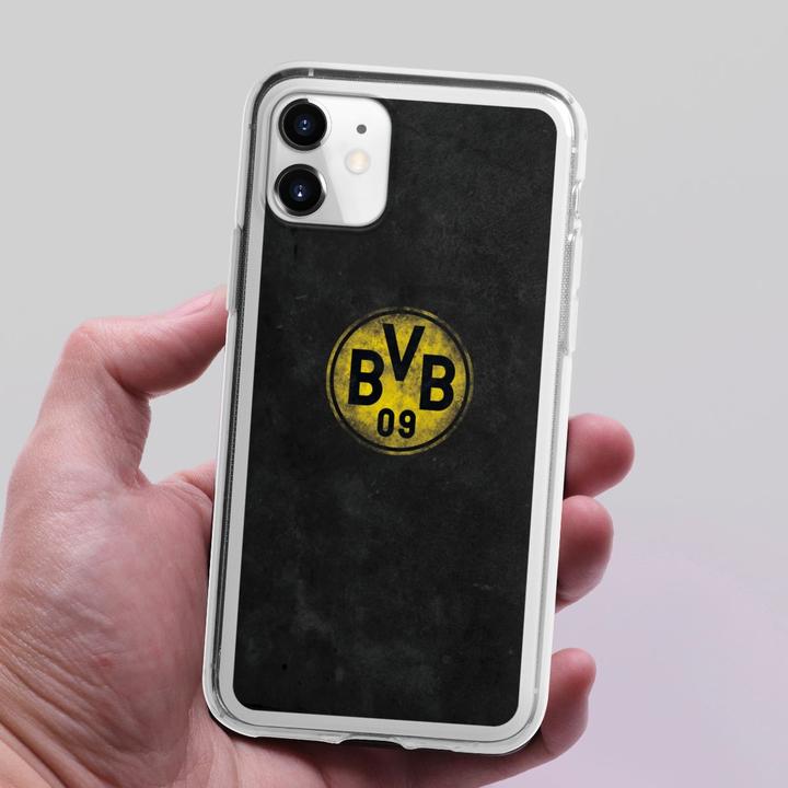 Produktbild DeinDesign Silikon Hülle für Apple iPhone 11 Handyhülle Case Smartphone Schutzhülle BVB Borussia Dortmund (Apple iPhone 11)