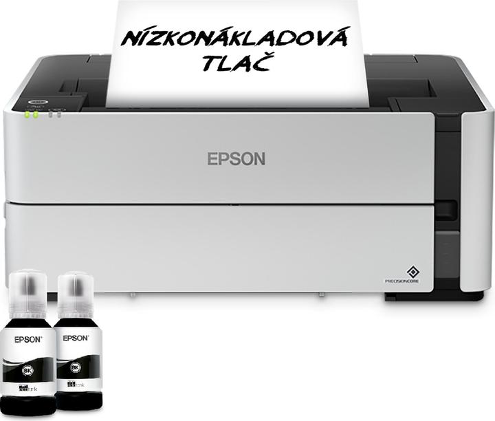 Actual product image Epson EcoTank M1170 - 1200 x 2400 DPI - 1 - A4 - 39 pages per minute - dual print - (Ink tank, Black and white)