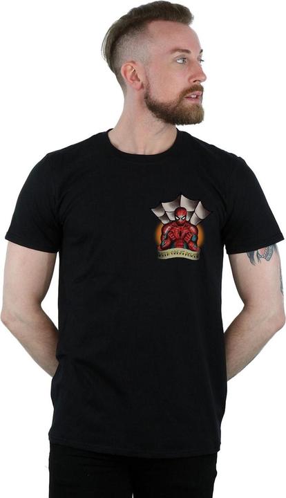 Produktbild SpiderMan Tattoo Breast Print TShirt (XL)