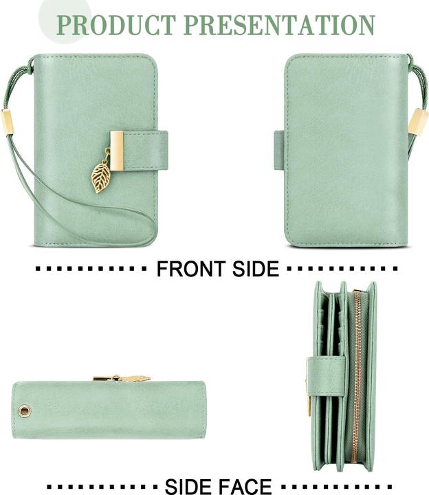 Produktbild Only-Bags.Store Ledergeldbörse Geldbörse mit vielen Fächern Brieftasche mit RFID-Schutz 18 Kartenfächer Geldbörsen