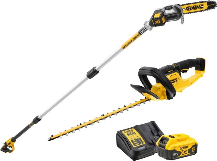 Actual product image DeWalt 18V topsav & haekkeklipper 2pak m/batterier (Metal cutting blade)