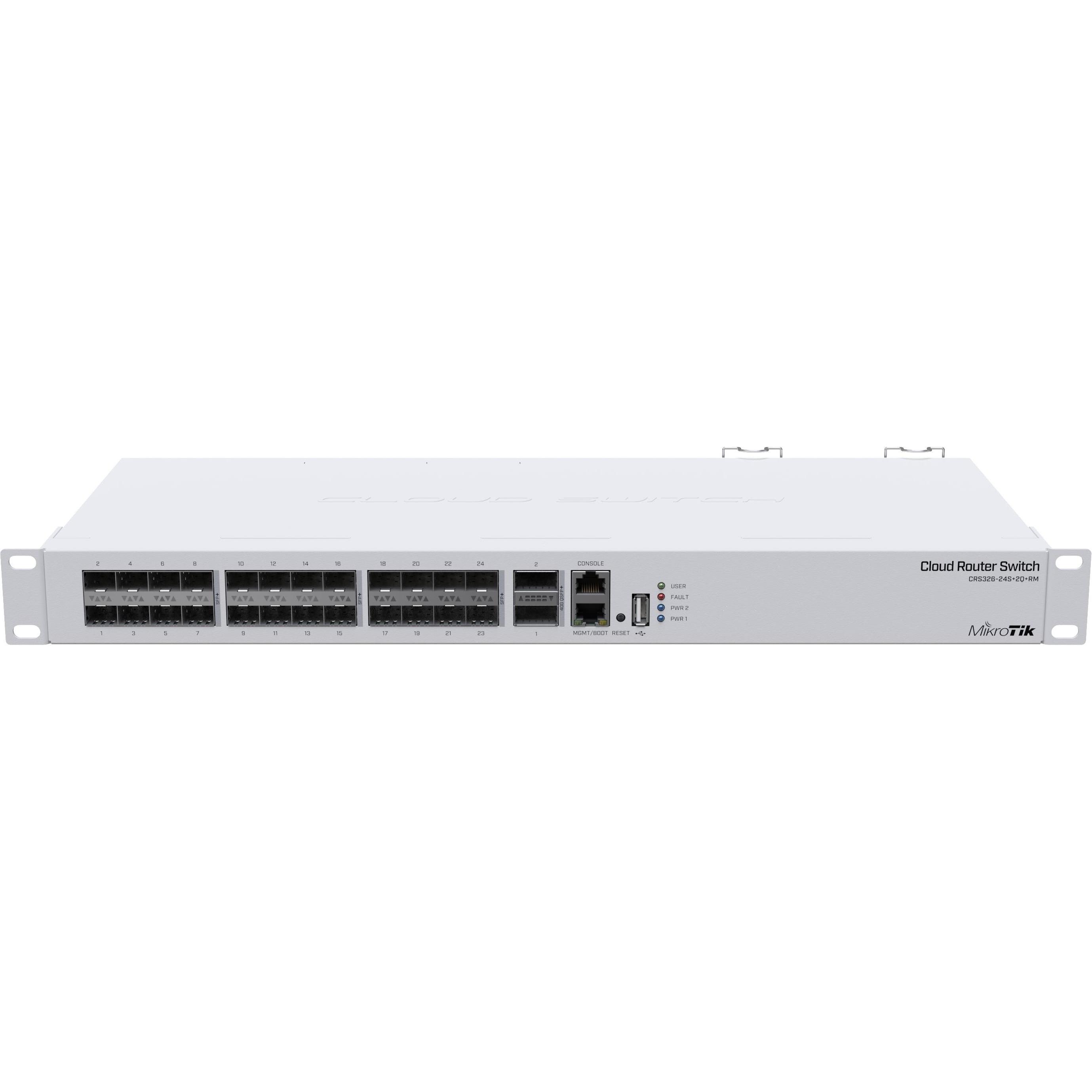 MikroTik CRS326-24S (26 Ports), Netzwerk Switch, Weiss