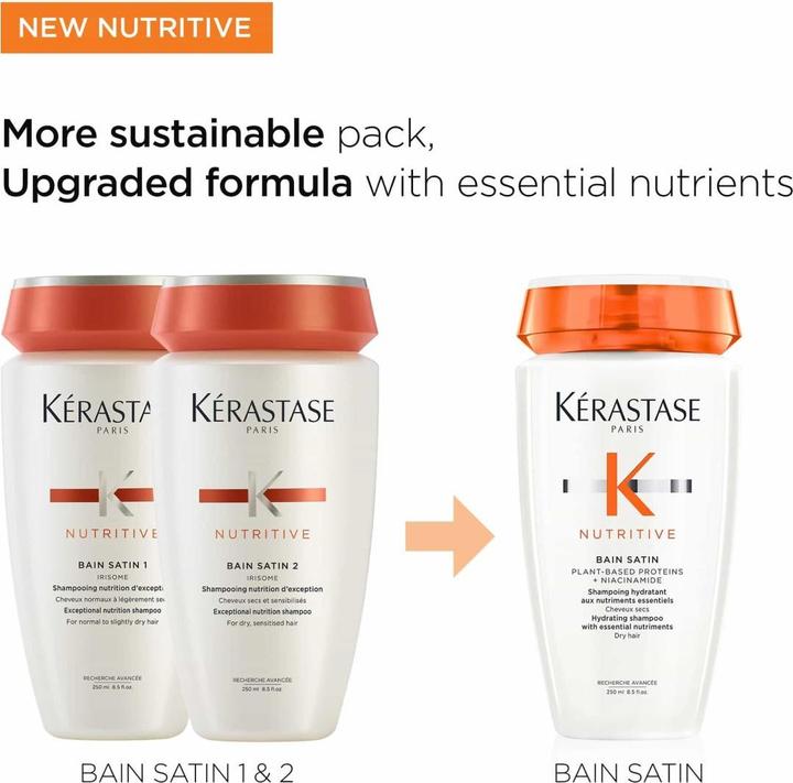 Actual product image Kérastase Kerastase Nutritive Bain Satin (250 ml, Liquid shampoo)
