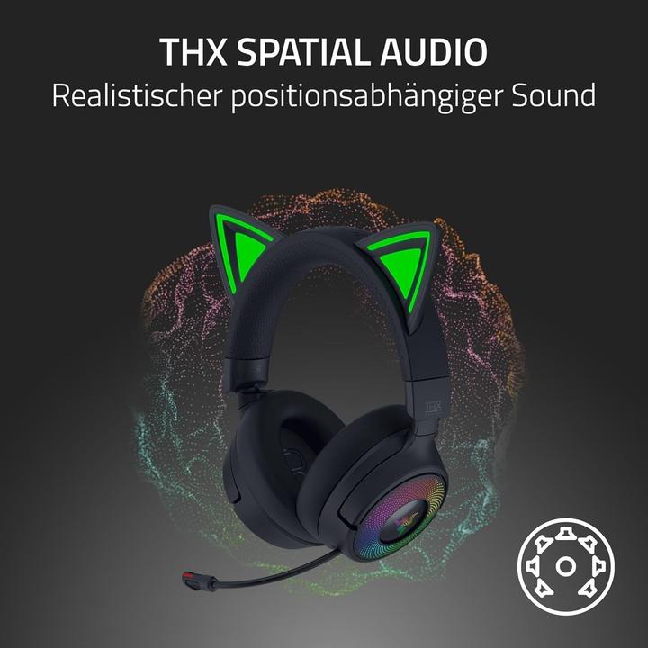 Immagine prodotto Razer Kraken Kitty V3 Pro - Black (Cablato, Senza fili)