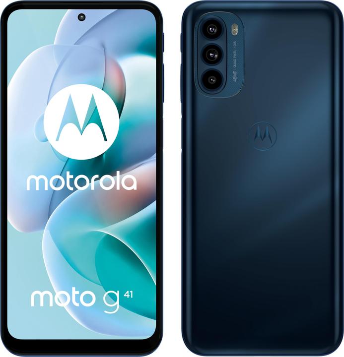 Produktbild Motorola Moto G41 (128 GB, Meteorite Black, 6.43", Hybrid Dual SIM, 4G)