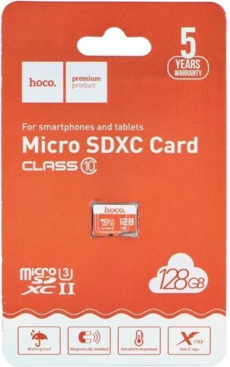 Hoco Karta MicroSDXC 128 GB Class 10 (6957531090366) (128 GB, microSDXC)