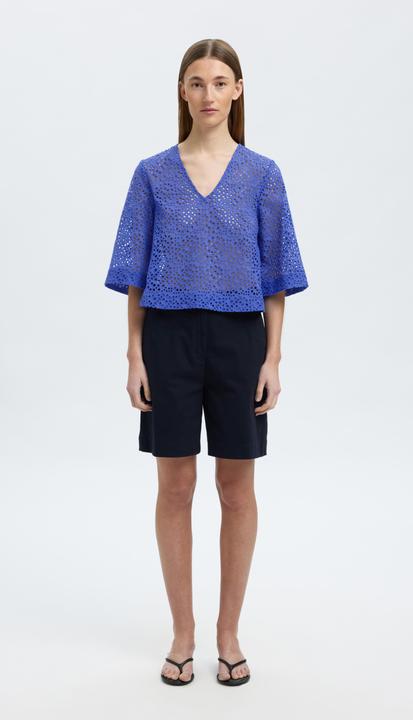 Immagine prodotto Selected Broderie Anglaise Crop Top (36)