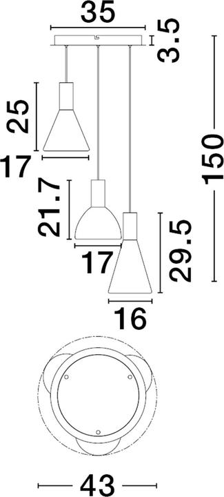 Actual product image Nova Luce Voi (391 lm)