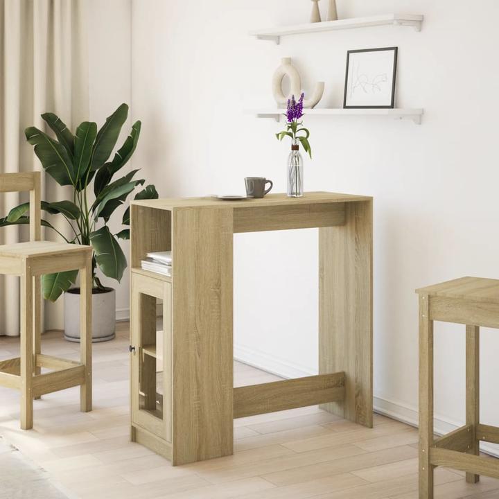 Actual product image VidaXL Bar table with shelf