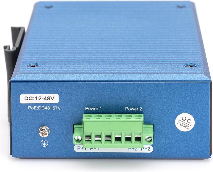 Produktbild Digitus Industrial 4+2-Port L2 managed Gigabit Ethernet PoE Switch (4 Ports)
