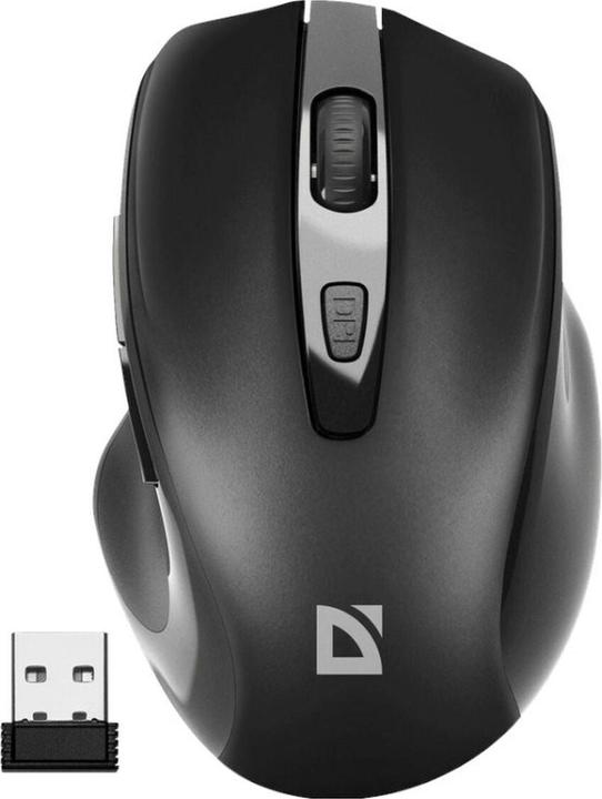 Produktbild Defender Mysz Prime Mb-053 Rf Silent Czarna Optical (Kabellos)