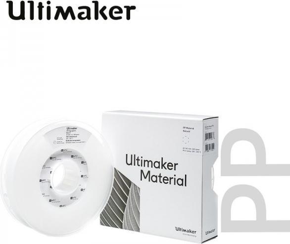 Actual product image Ultimaker 3 PP filament (PP, 2.85 mm, 500 g, Transparent)