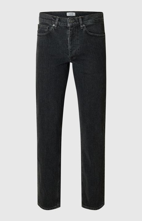 Actual product image Selected 196 Dark Wash Straight Fit Jeans (W28/L32)