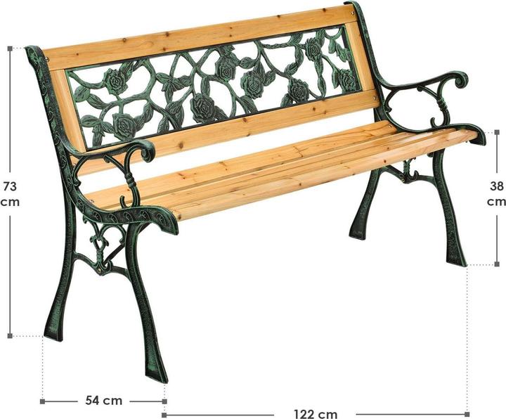 Produktbild Juskys Gartenbank
