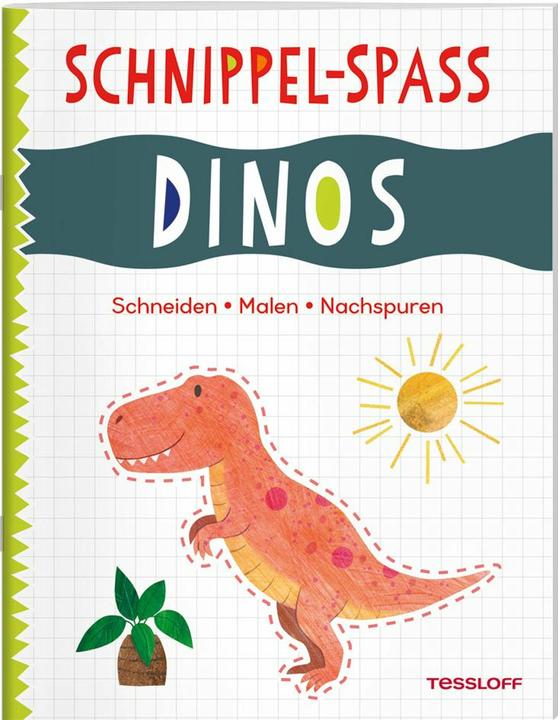 Tessloff Snipping fun. Dinos. Cutting - Painting - Tracing