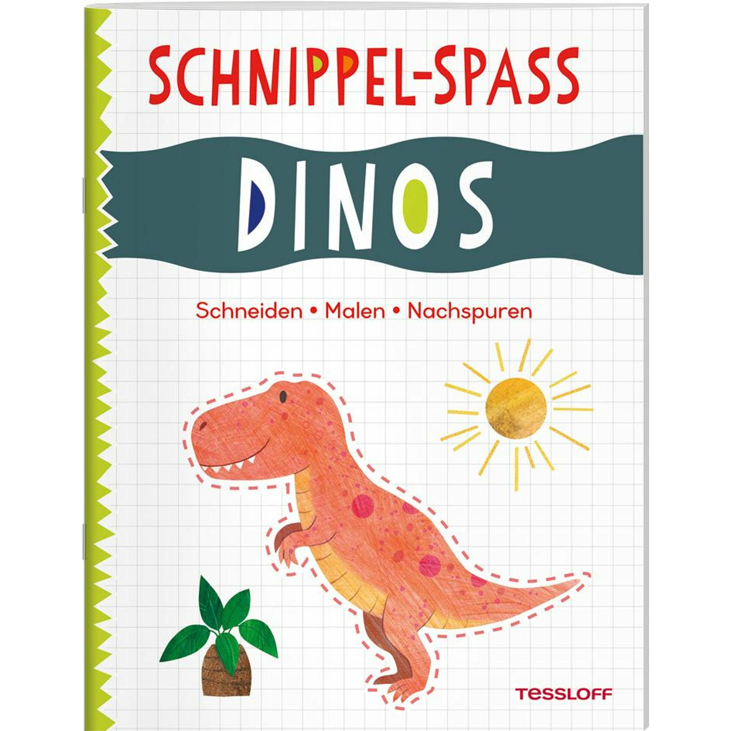 Tessloff Schnippel-Spass. Dinos. Schneiden - Malen - Nachspuren
