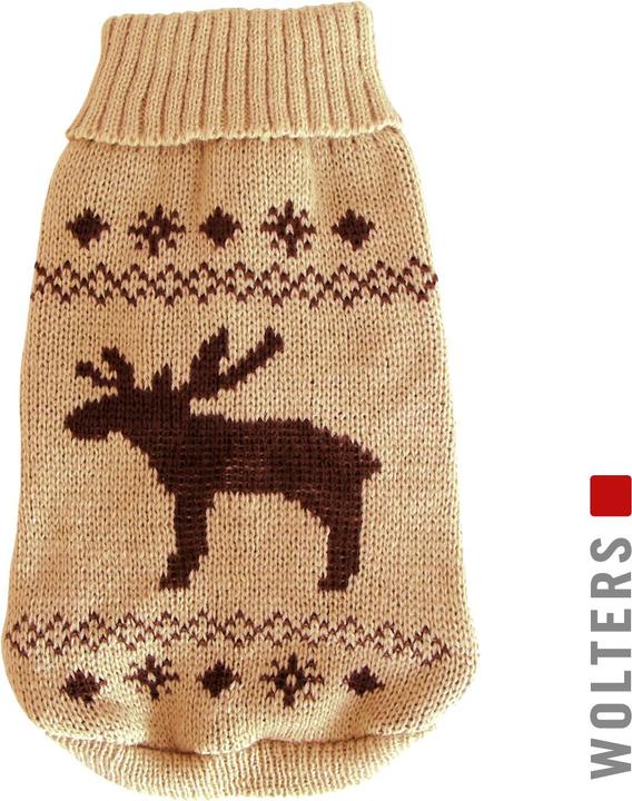 Immagine prodotto Wolters Pullover a maglia alce per cani- (40, Maglione per cani)
