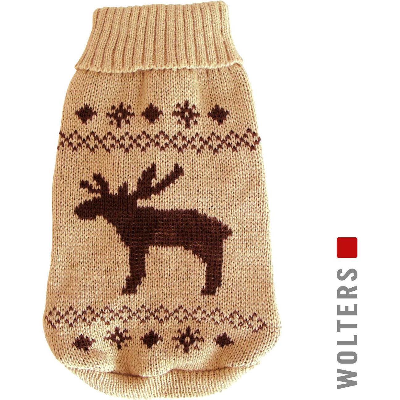 Thumbnail - Wolters Strickpullover Elch für Hunde- (40, Hundepullover), Hundebekleidung