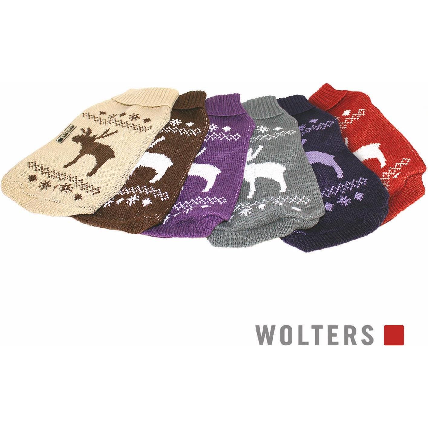 Wolters Strickpullover Elch für Hunde- (40, Hundepullover), Hundebekleidung