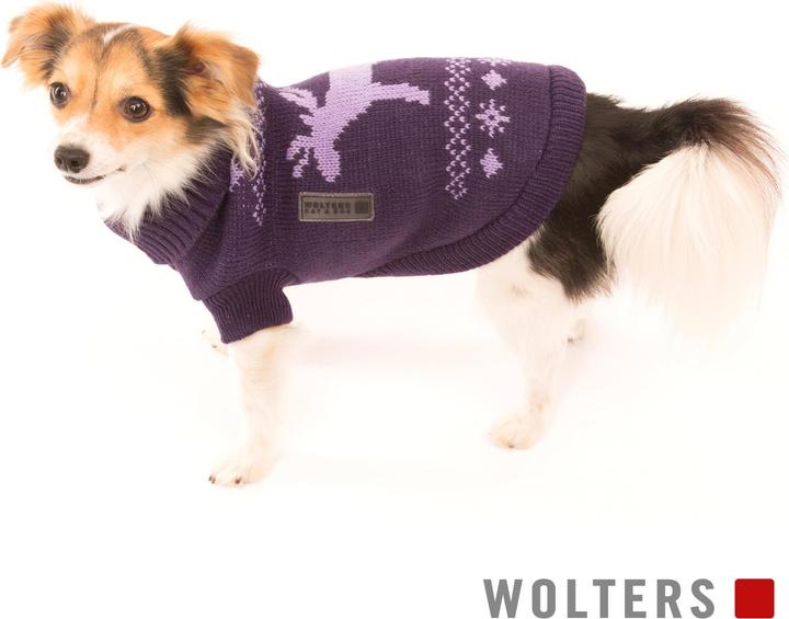 Immagine prodotto Wolters Maglione a maglia alce per Mops&Co- (40, Maglione per cani)